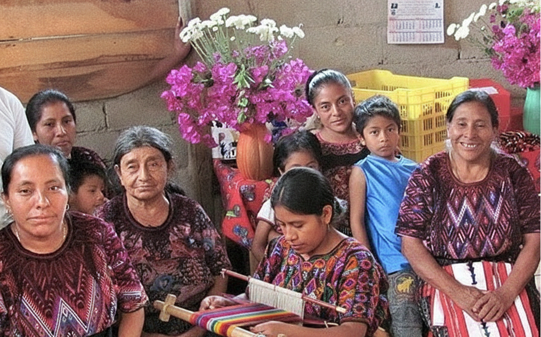 Mixed Huipile Embroidered Lap Blanket or Throw.