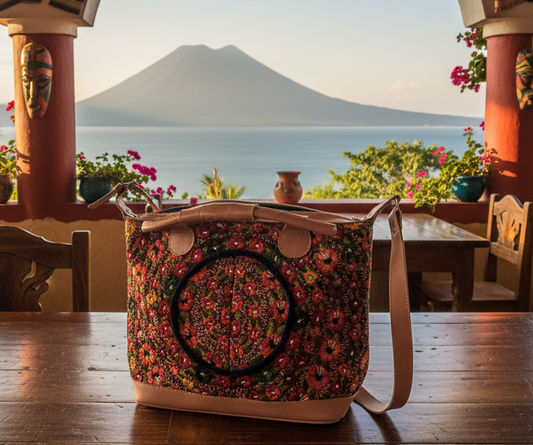 Handmade Guatemalan Huipile Shoulder Bag or Tote.