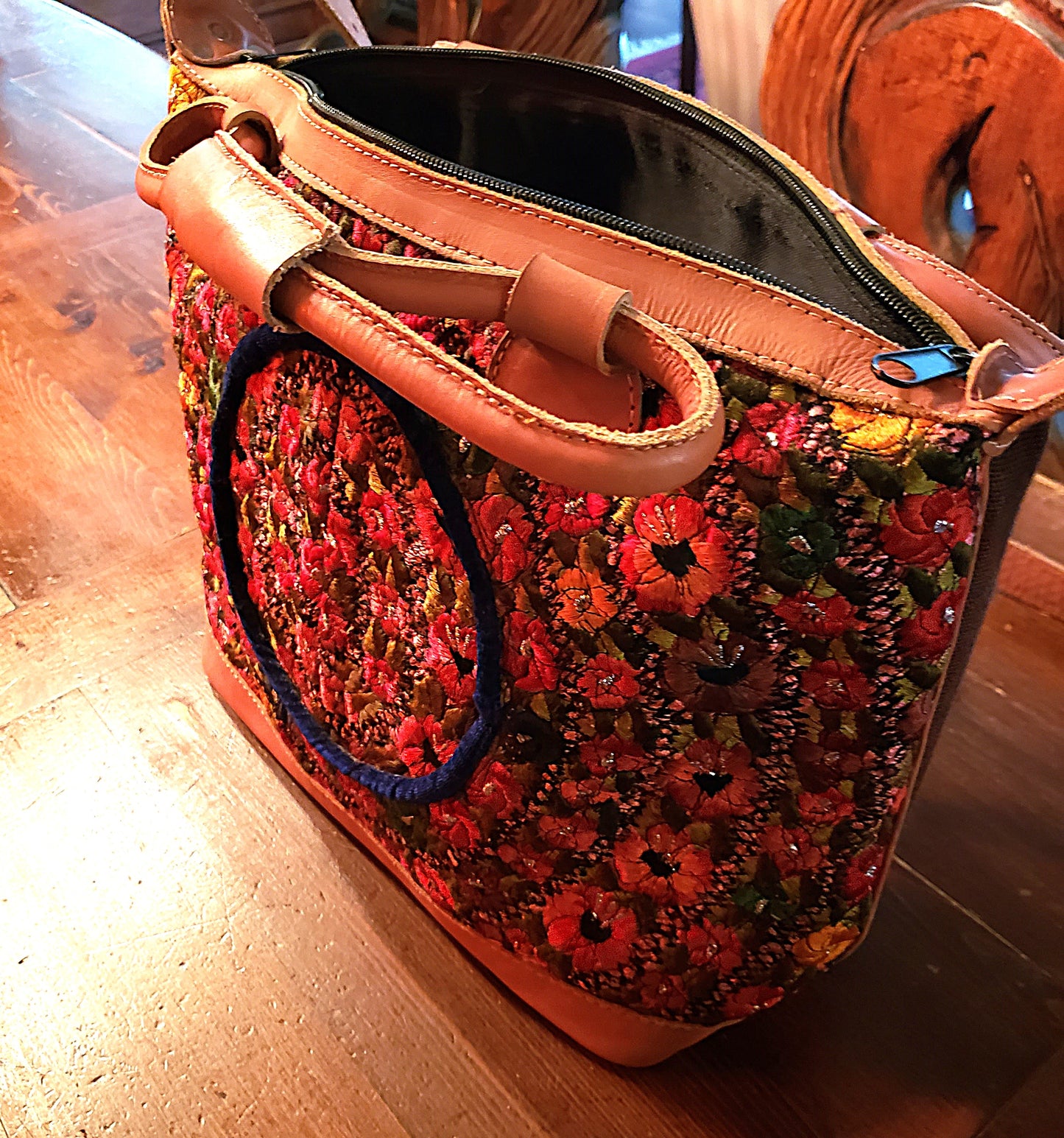 Handmade Guatemalan Huipile Shoulder Bag or Tote.