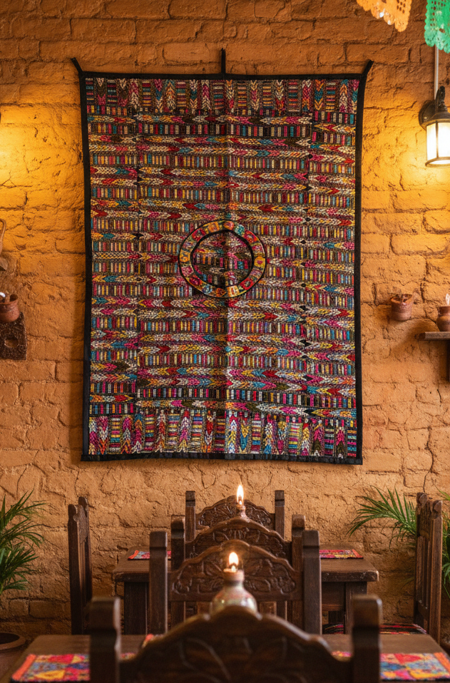 Guatemalan Huipile Wall Hanging