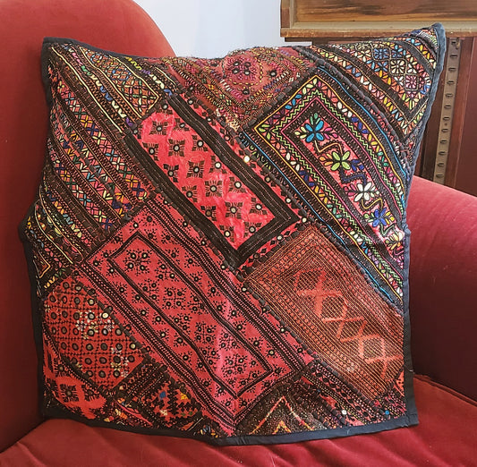 Handmade Banjara Floor Pillow Cover