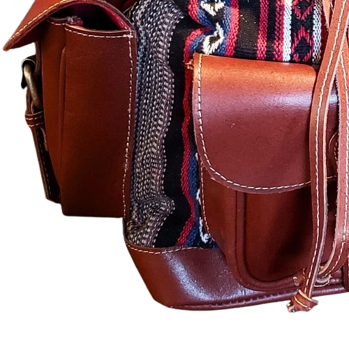bowl backpack purse handmade leather Women's Bowling Ball Bag Bowling Leather Bag iLeatherhandbag Oak brown American Darling Crocodile Embossed Hand-Tooled